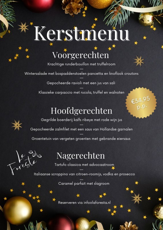 Kerstmenu